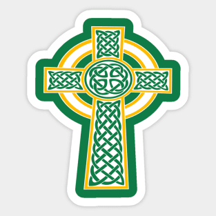 Ornamental Celtic High Cross Decorative Knotwork 4 Sticker